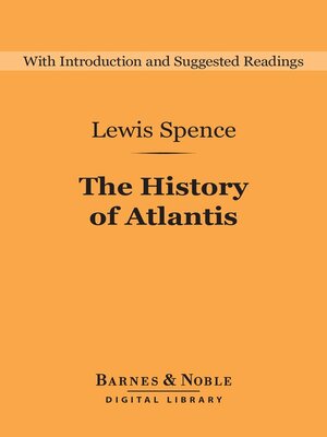 cover image of The History of Atlantis (Barnes & Noble Digital Library)
